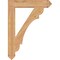 Ekena Millwork Olympic Arts & Crafts Smooth Bracket, Western Red Cedar, 5 1/2"W x 34"D x 46"H BKT06X34X46OLY03SWR - alternate 4